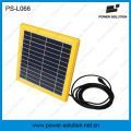 Lanterna solar portátil da energia do poder do painel solar com rádio MP3